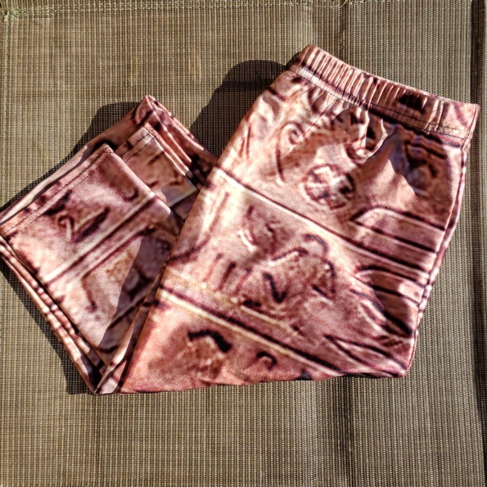 Egypt Hieroglyph Leggings Large